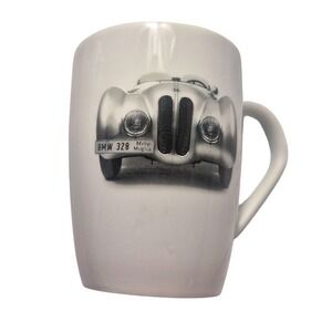 BMW 328 Mille Miglia Mug White Kahla Germany Porcelain Classic Car Coffee Cup